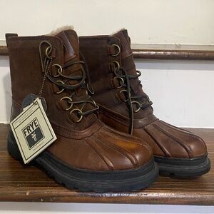 Frye Riley D-Ring Lace-Up Duck Boot